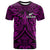 New Zealand Silver Fern Rugby T Shirt All Black Purple NZ Maori Pattern LT13 Purple - Polynesian Pride