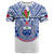 (Custom Text and Number) Samoa Rugby T Shirt Manu Samoa 7s Ginger White Polynesian LT14 - Polynesian Pride