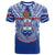 (Custom Text and Number) Samoa Rugby T Shirt Manu Samoa 7s Ginger Blue Polynesian LT14 - Polynesian Pride