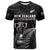 Custom New Zealand 2022 Rugby T Shirt Black Fern Proud Champions RWC LT14 - Polynesian Pride