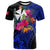 Wallis and Futuna T Shirt Hibiscus Blue No.1Color LT6 Blue - Polynesian Pride