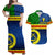 Custom Matching Hawaiian Shirt and Dress Vanuatu Tafea Province Day Tafea Flag Color Style LT9 Blue - Polynesian Pride