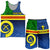 (Custom Personalised) Vanuatu Tafea Province Day Combo Men Tank Top and Men Short Tafea Flag Color Style LT9 Blue - Polynesian Pride