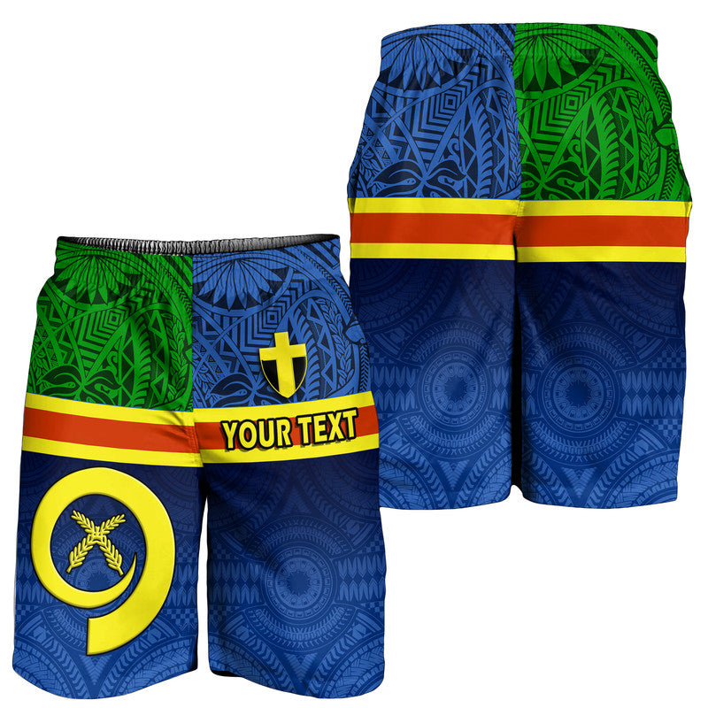 (Custom Personalised) Vanuatu Tafea Province Day Combo Men Tank Top and Men Short Tafea Flag Color Style LT9 - Polynesian Pride