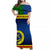 Custom Matching Hawaiian Shirt and Dress Vanuatu Tafea Province Day Tafea Flag Color Style LT9 - Polynesian Pride