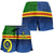 Vanuatu Tafea Province Day Women Short Tafea Flag Color Style LT9 Blue - Polynesian Pride