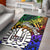 Tahiti Custom Personalised Area Rug - Rainbow Polynesian Pattern Rainbow - Polynesian Pride