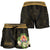 Tahiti Women's Shorts - Polynesian Gold Patterns Collection - Polynesian Pride