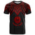 Tahiti Custom T Shirt Polynesian Armor Style Red Unisex Red - Polynesian Pride