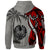 Tahiti Zip up Hoodie Classical Coconut Tree - Polynesian Pride