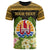 French Polynesia Tahiti T Shirt Custom Tahiti of Seal Tropical Flowers Style Unisex Black - Polynesian Pride