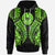 Tahiti Hoodie Polynesian Lion Head Green Style Unisex Green - Polynesian Pride