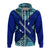 Uvea mo Futuna Dolphin Tapa Tribal Pattern Zip up Hoodie LT7 - Polynesian Pride