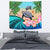 Polynesian Turtle Coconut Tree And Orchids Tapestry LT14 - Polynesian Pride