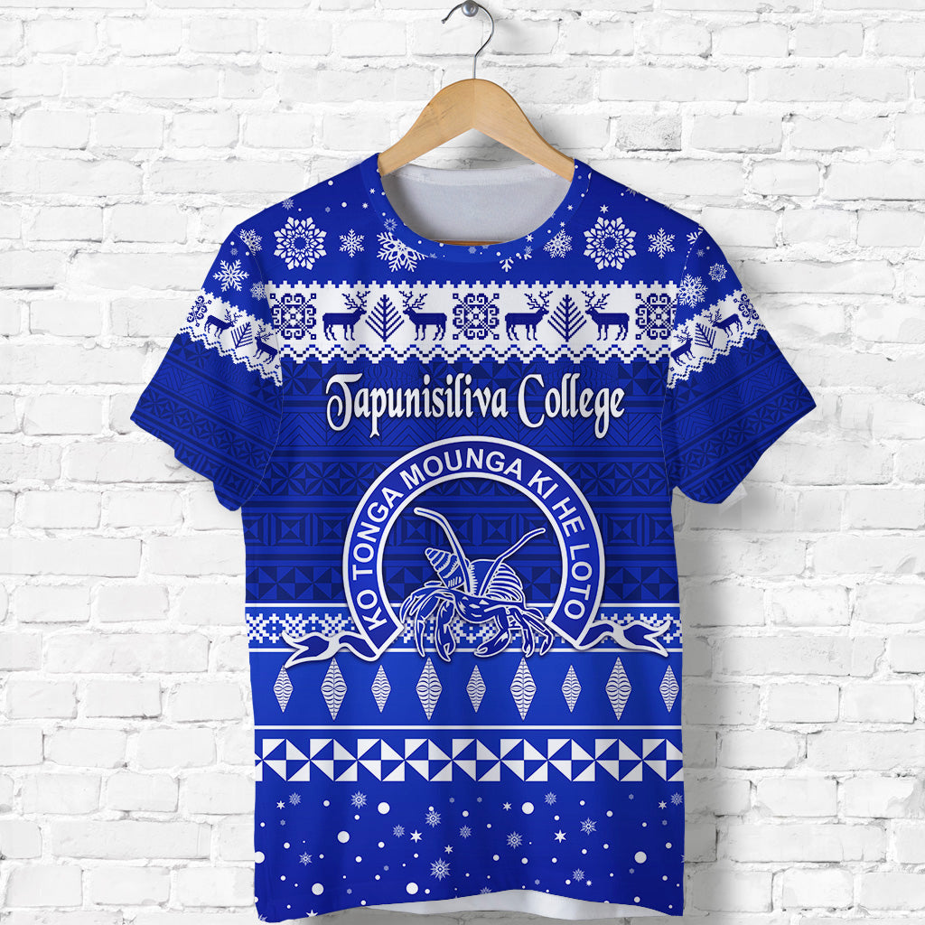 Tapunisiliva College Christmas T Shirt Simple Style LT8 - Polynesian Pride