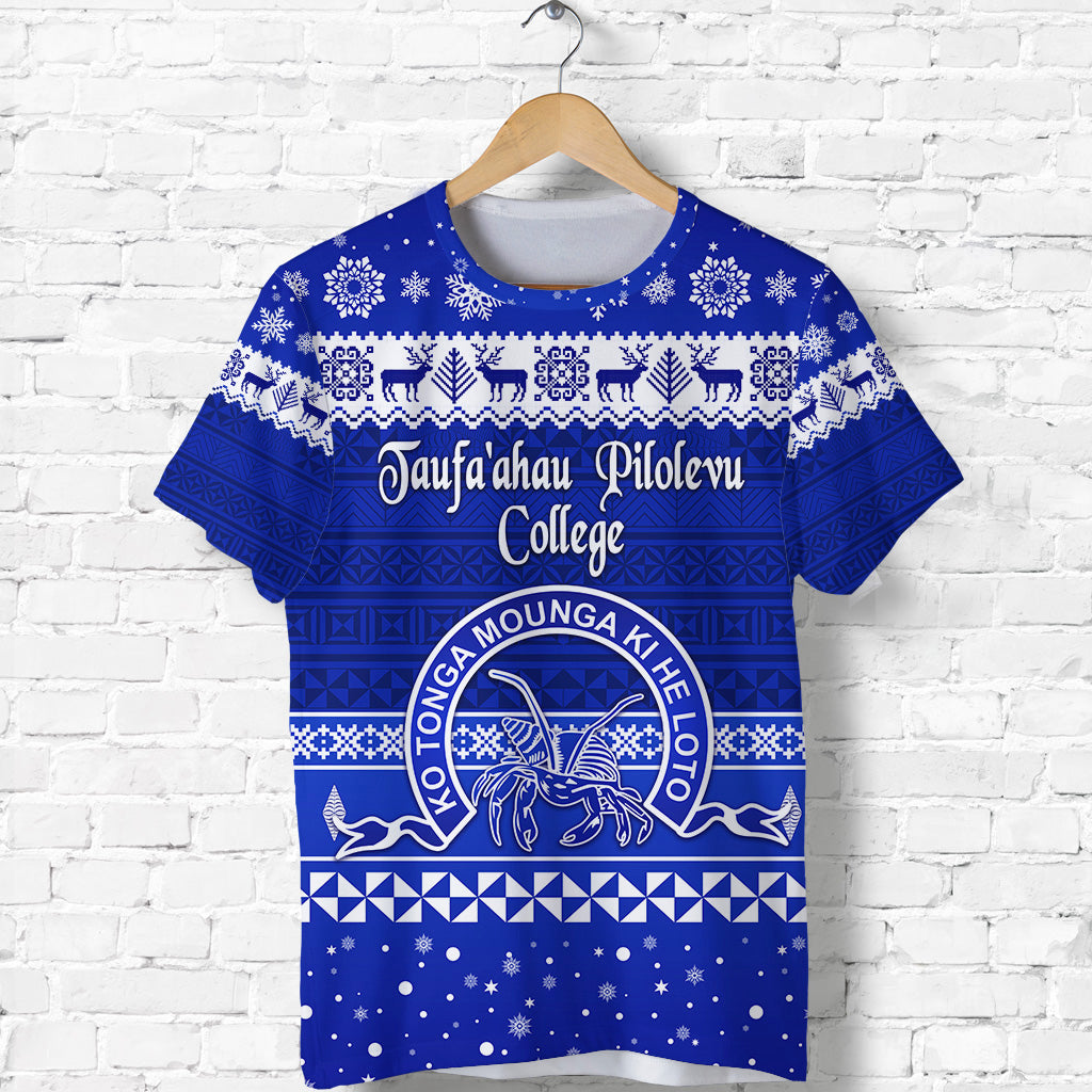 Taufaahau Pilolevu College Christmas T Shirt Simple Style LT8 - Polynesian Pride