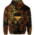 Taurus Zodiac Polynesian Zip Hoodie Unique Style Gold LT8 - Polynesian Pride