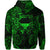 Taurus Zodiac Polynesian Zip Hoodie Unique Style Green LT8 - Polynesian Pride