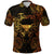 Taurus Zodiac Polynesian Polo Shirt Unique Style Gold LT8 - Polynesian Pride