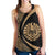 French Polynesia Women Tank Coat Of Arm Lauhala Gold Circle - Polynesian Pride