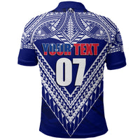 Customize Toa Samoa RLS Warriors Siva Tau Polo Shirt - LT7 - Polynesian Pride