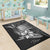 Tokelau Area Rug - Fish With Plumeria Flowers Style - Polynesian Pride