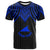 Tokelau Custom T Shirt Polynesian Armor Style Blue Unisex Blue - Polynesian Pride