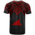 Tokelau Custom T Shirt Polynesian Armor Style Red - Polynesian Pride