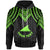 Tokelau Custom Hoodie Polynesian Armor Style Green Unisex Green - Polynesian Pride