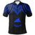 Tokelau Polo Shirt Polynesian Armor Style Blue Unisex Blue - Polynesian Pride