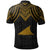 Tokelau Polo Shirt Polynesian Armor Style Gold - Polynesian Pride