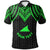 Tokelau Custom Polo Shirt Polynesian Armor Style Green Unisex Green - Polynesian Pride