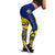 Tokelau Polynesian Leggings - Polynesian Tattoo Flag Version Blue - Polynesian Pride