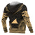 Tokelau Polynesian Chief Custom Zip up Hoodie Gold Version - Polynesian Pride