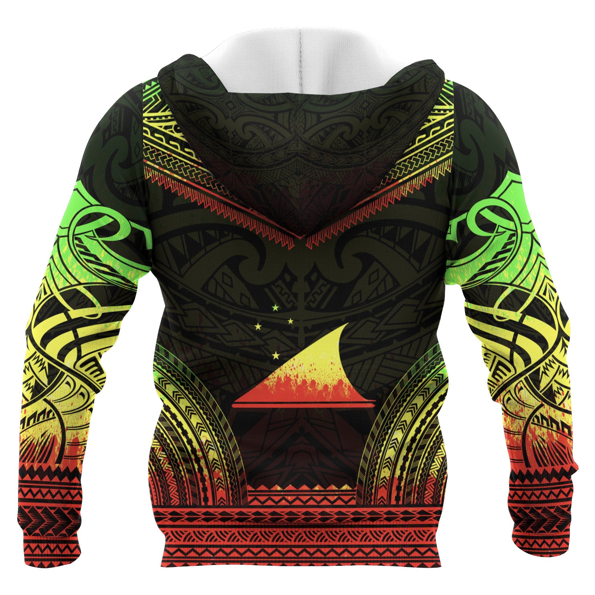 Tokelau Polynesian Chief Custom Hoodie Reggae Version Unisex Reggae - Polynesian Pride