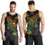 Tokelau Custom Personalised Men's Tank Top - Reggae Turtle - Polynesian Pride