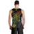 Tokelau Custom Personalised Men's Tank Top - Reggae Turtle - Polynesian Pride