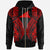 Tokelau Zip up Hoodie Polynesian Lion Head Red Style Unisex Red - Polynesian Pride