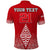 Custom Mate Maa Tonga Rugby Polo Shirt Tongan Kupesi Ngatu Style LT9 - Polynesian Pride