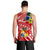 Tonga Men's Tank Top - Polynesian Pattern Red Color LT7 - Polynesian Pride