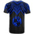 Tonga T Shirt Polynesian Armor Style Blue - Polynesian Pride