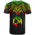 Tonga Custom T Shirt Polynesian Armor Style Reggae - Polynesian Pride