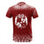 Tonga All Over T Shirt Fog Red - Polynesian Pride