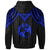 Tonga Custom Hoodie Polynesian Armor Style Blue - Polynesian Pride