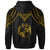 Tonga Hoodie Polynesian Armor Style Gold - Polynesian Pride