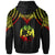 Tonga Zip up Hoodie Polynesian Armor Style Reagge - Polynesian Pride