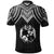 Tonga Polo Shirt Polynesian Armor Style Black - Polynesian Pride