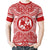 Tonga T Shirt Tonga Coat of Arms Polynesian Flag Color - Polynesian Pride