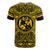 Tonga T Shirt Tonga Coat of Arms Polynesian Gold Black - Polynesian Pride