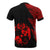 Tonga Custom T Shirt Polynesian Pattern Red Style - Polynesian Pride